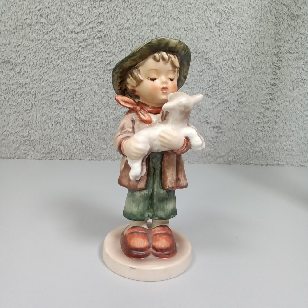 Goebel Hummel Lost Sheep 68 Figurine Boy with Lamb‎ W Germany Vintage 5.5 Inch